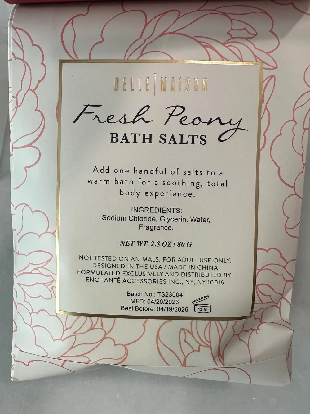 Belle Maison Bath Salts Collection 5-Pack – New
